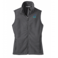 LK12 Ladies Fleece Vest Grey