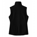 LK12 Ladies Fleece Vest Black