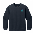 LK12 Unisex Fleece Crewneck Navy
