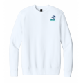 LK12 Unisex Fleece Crewneck White