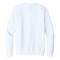 LK12 Unisex Fleece Crewneck White