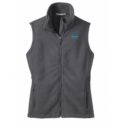 LK12 Ladies Fleece Vest Grey