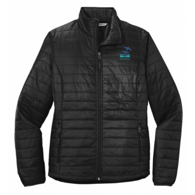 LK12 Ladies Puffy Jacket Black