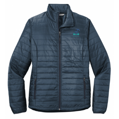 LK12 Ladies Puffy Jacket Navy