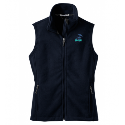 LK12 Ladies Fleece Vest Navy