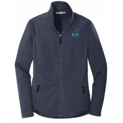 LK12 Ladies Smooth Fleece Jacket Navy