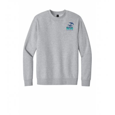 LK12 Unisex Fleece Crewneck Grey