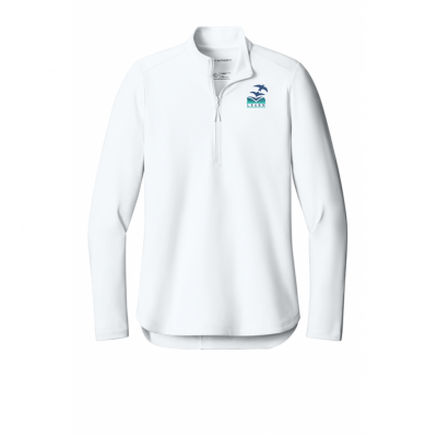 LK12 Ladies 1/4 Zip White