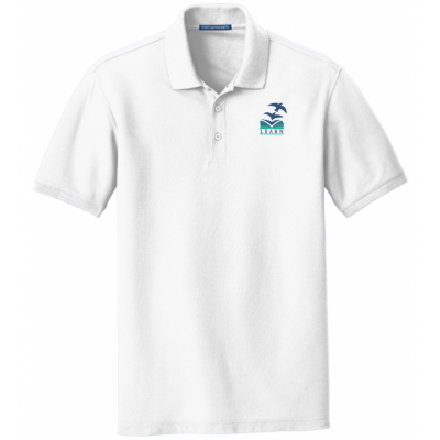 LK12 Pique Polo White