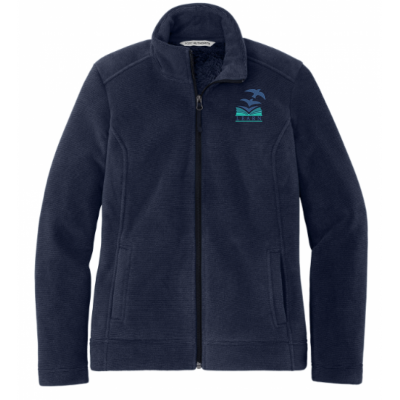 LK12 Ladies Brushed Fleece Jacket Navy