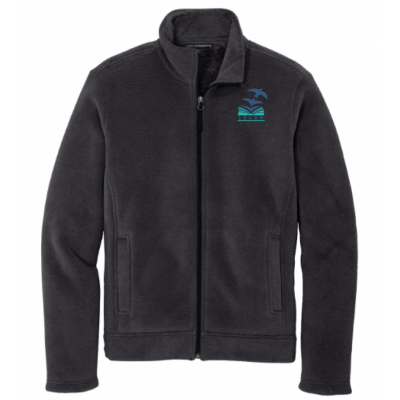 LK12 Brushed Fleece Jacket Black