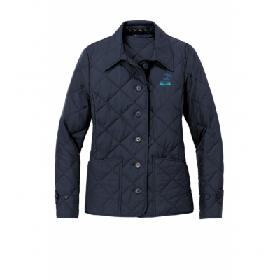 LK12 Ladies Quilted Jacket Navy