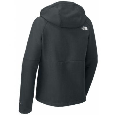 LK12 Women's Hooded Soft Shell Jacket Dark Grey