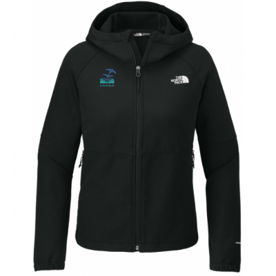 LK12 Women's Hooded Soft Shell Jacket Black