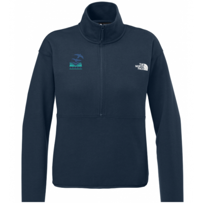LK12 Women's 1/2 Zip Fleece Navy