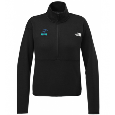 LK12 Women's 1/2 Zip Fleece Black