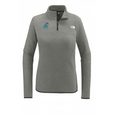 LK12 Women's Fleece 1/4 Zip Grey