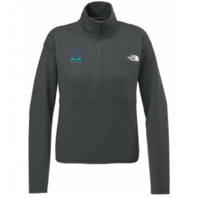 LK12 Women's 1/2 Zip Fleece Grey