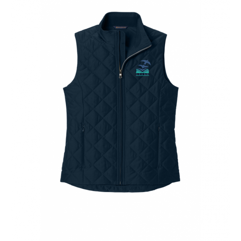LK12 Ladies Quilted Vest Navy