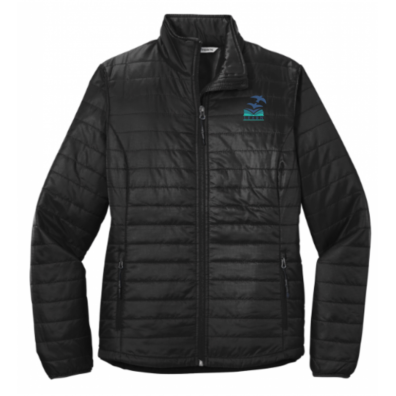 LK12 Ladies Puffy Jacket Black