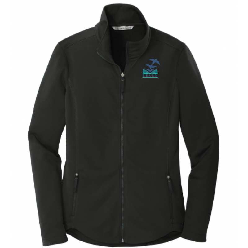 LK12 Ladies Smooth Fleece Jacket Black