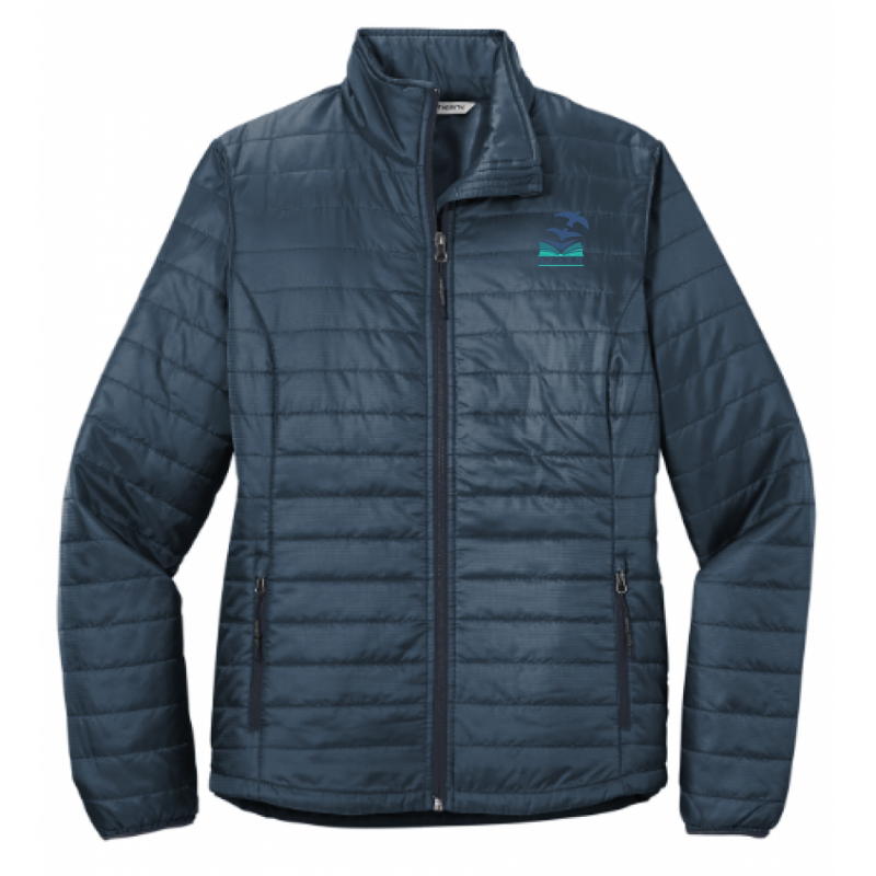 LK12 Ladies Puffy Jacket Navy