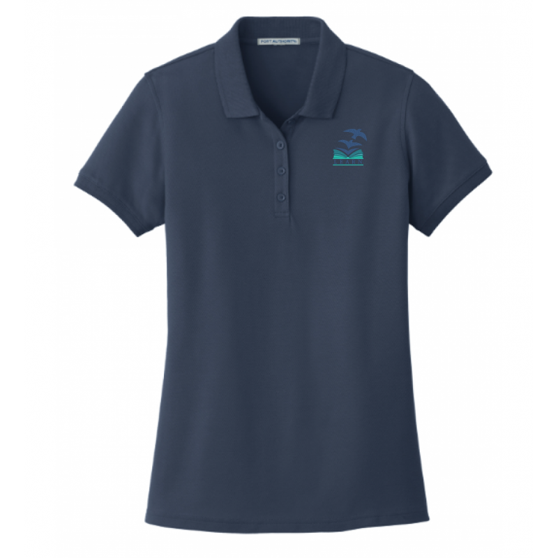 LK12 Ladies Pique Polo Navy