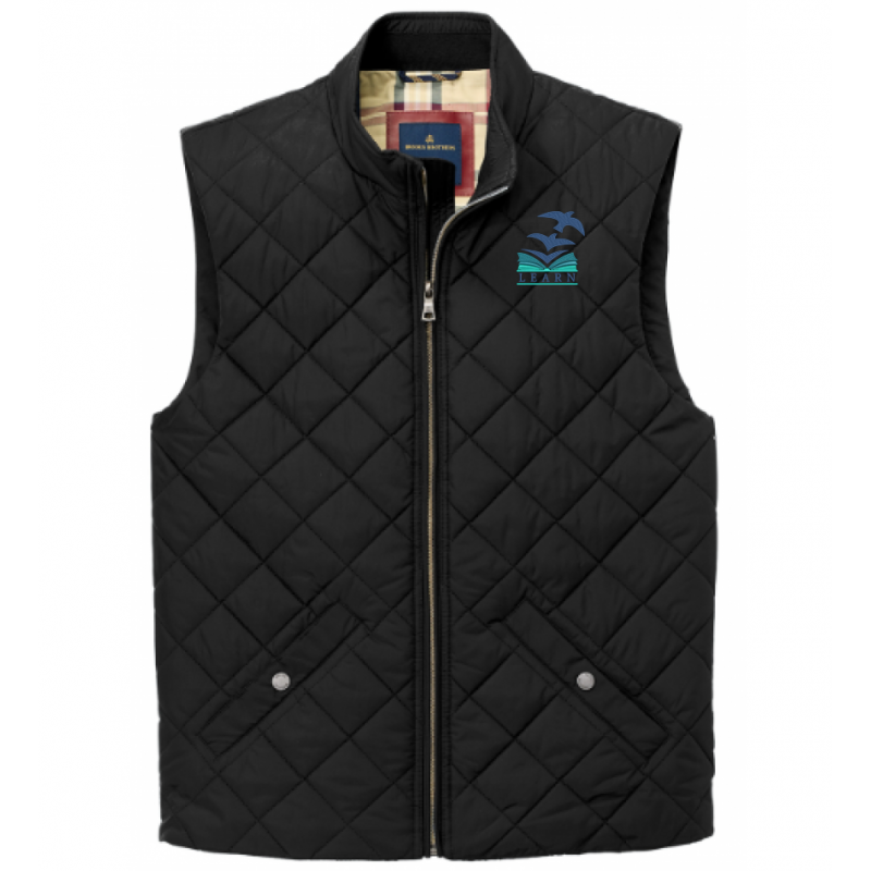 LK12 Quilted Vest Black