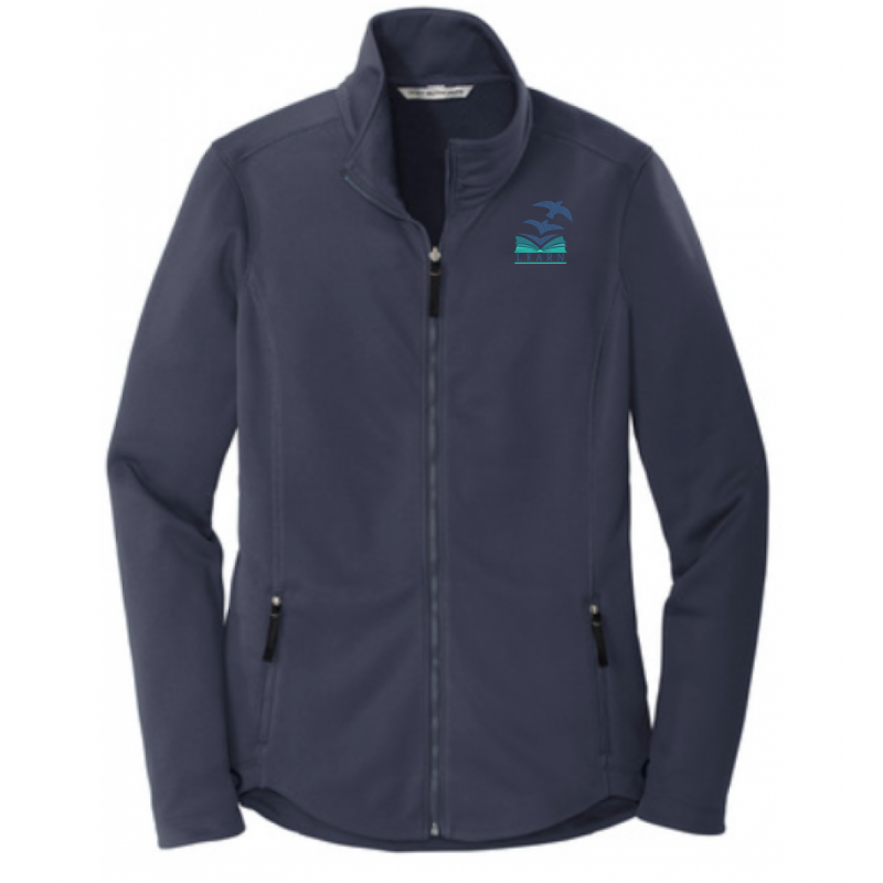 LK12 Ladies Smooth Fleece Jacket Navy