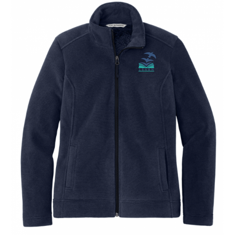 LK12 Ladies Brushed Fleece Jacket Navy