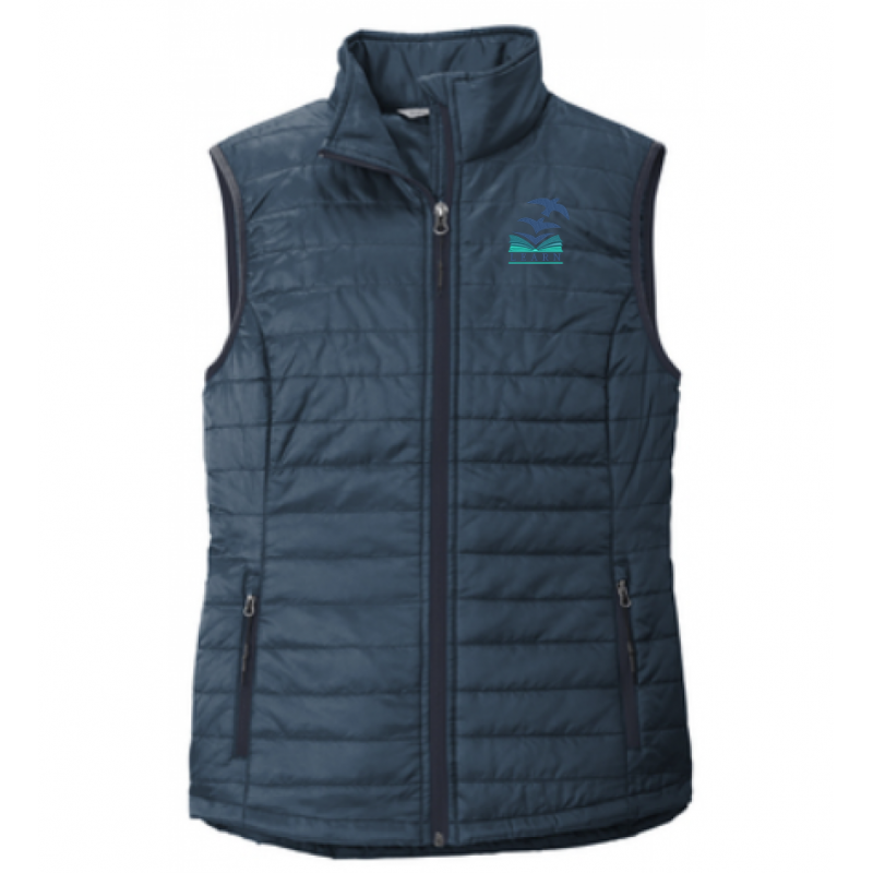 LK12 Ladies Puffy Vest Navy