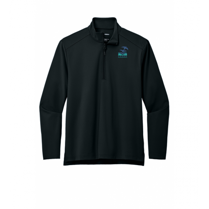LK12 1/4 Zip Black