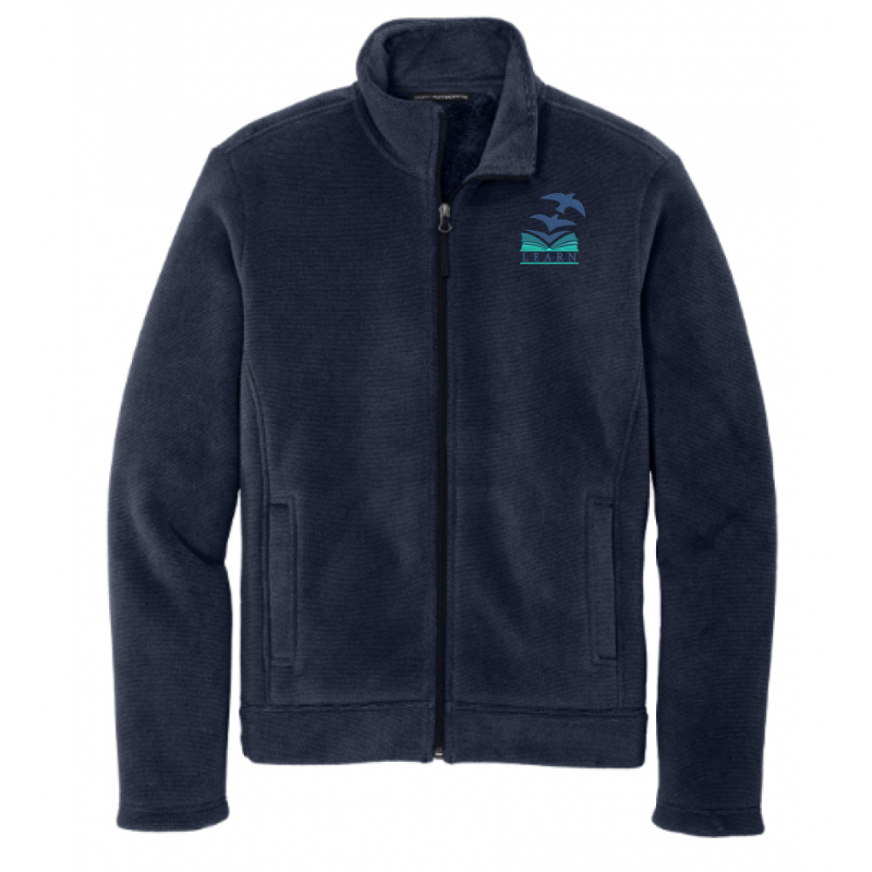 LK12 Brushed Fleece Jacket Navy