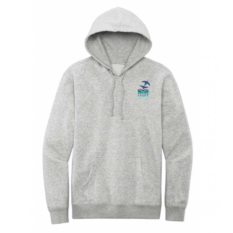 LK12 Unisex Fleece Hoodie Grey