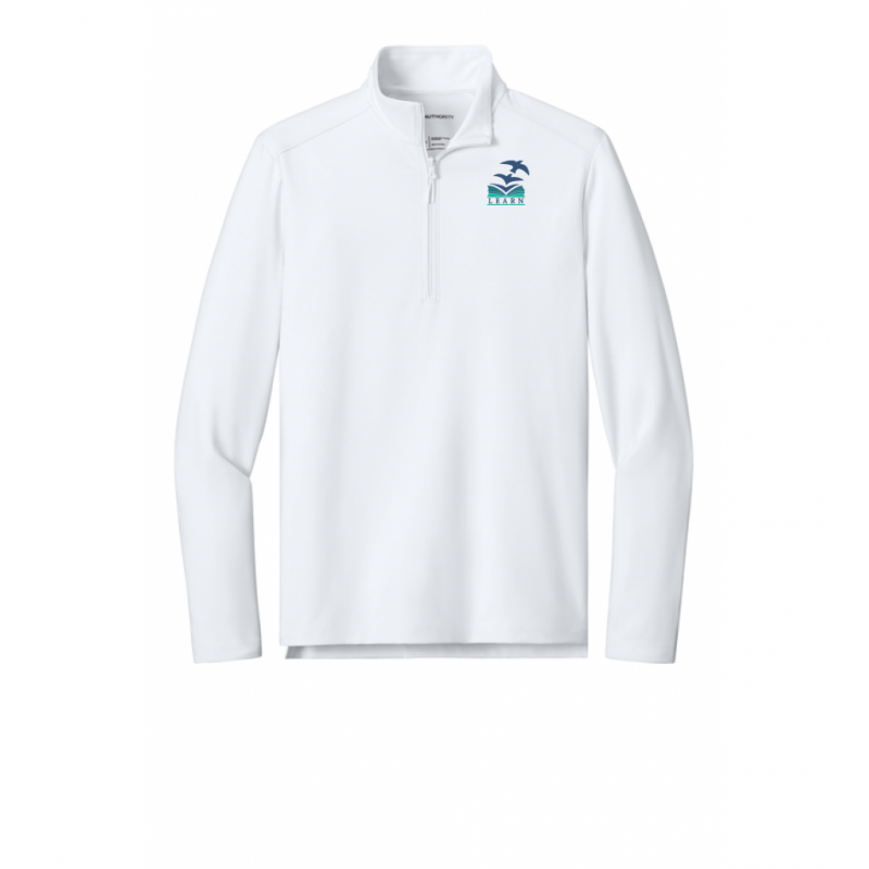 LK12 1/4 Zip White