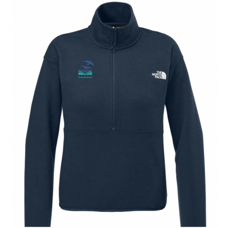 LK12 Women's 1/2 Zip Fleece Navy