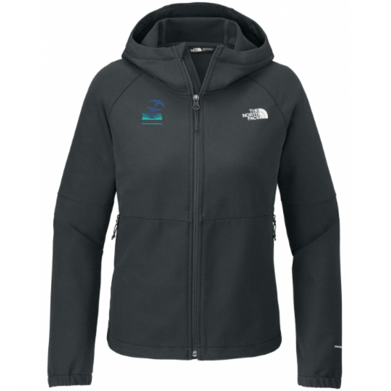 LK12 Women's Hooded Soft Shell Jacket Dark Grey